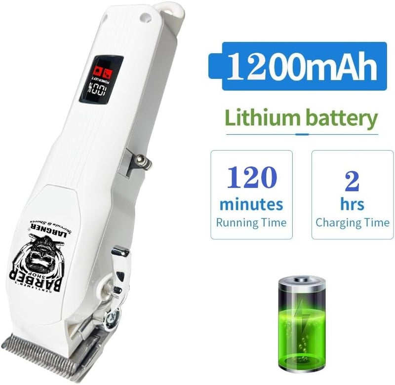 Largner Hair Clippers for Men Professional, Beard Trimmer Kits & Sets, Electric Shavers, Hair Clippers & Trimmer Ceramic T-Blade, for Barber, for Gifts - Image 5